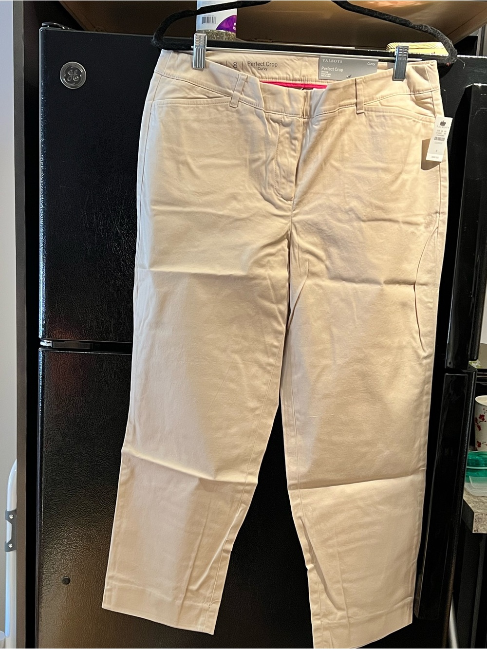 Talbots Perfect Crop Ankle Pants for Women in Bleached Sand